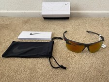 Women's Nike Trainer Sunglasses EV1013-021 Orange Mirror Max Optics  Lenses New