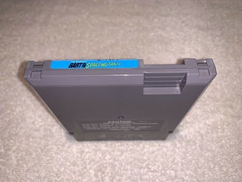 The Simpsons: Bart vs. Space Mutants (Nintendo NES) Authentic Game w/Manual Exc - Picture 4 of 4