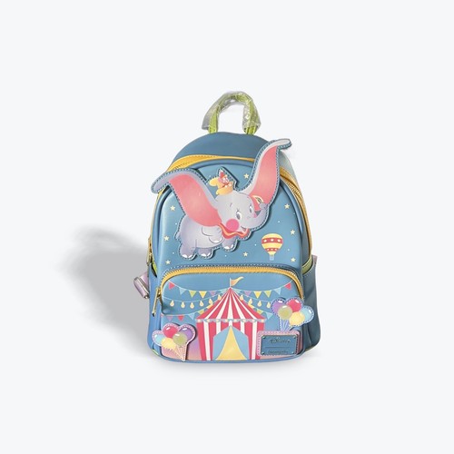 New Loungefly Disney Dumbo Circus Tent Mini Backpack Timothy Q Mouse
