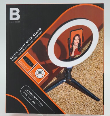 10'' Selfie Ring Light with Tripod Stand Led Ring Light with Phone