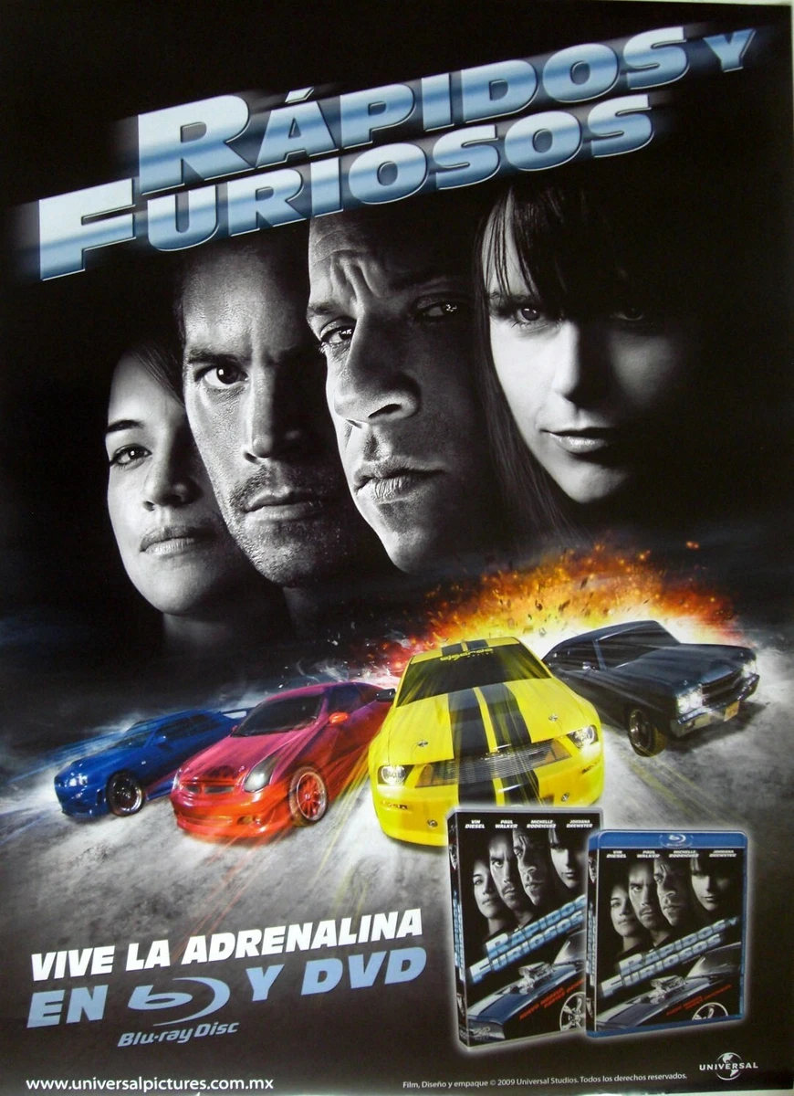 The Fast And The Furious 4 Movie Poster