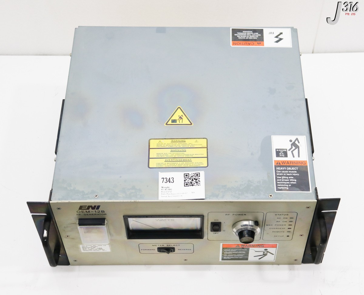 7343 ENI RF GENERATOR, AMAT 0190-76048 OEM-12B-07 | eBay