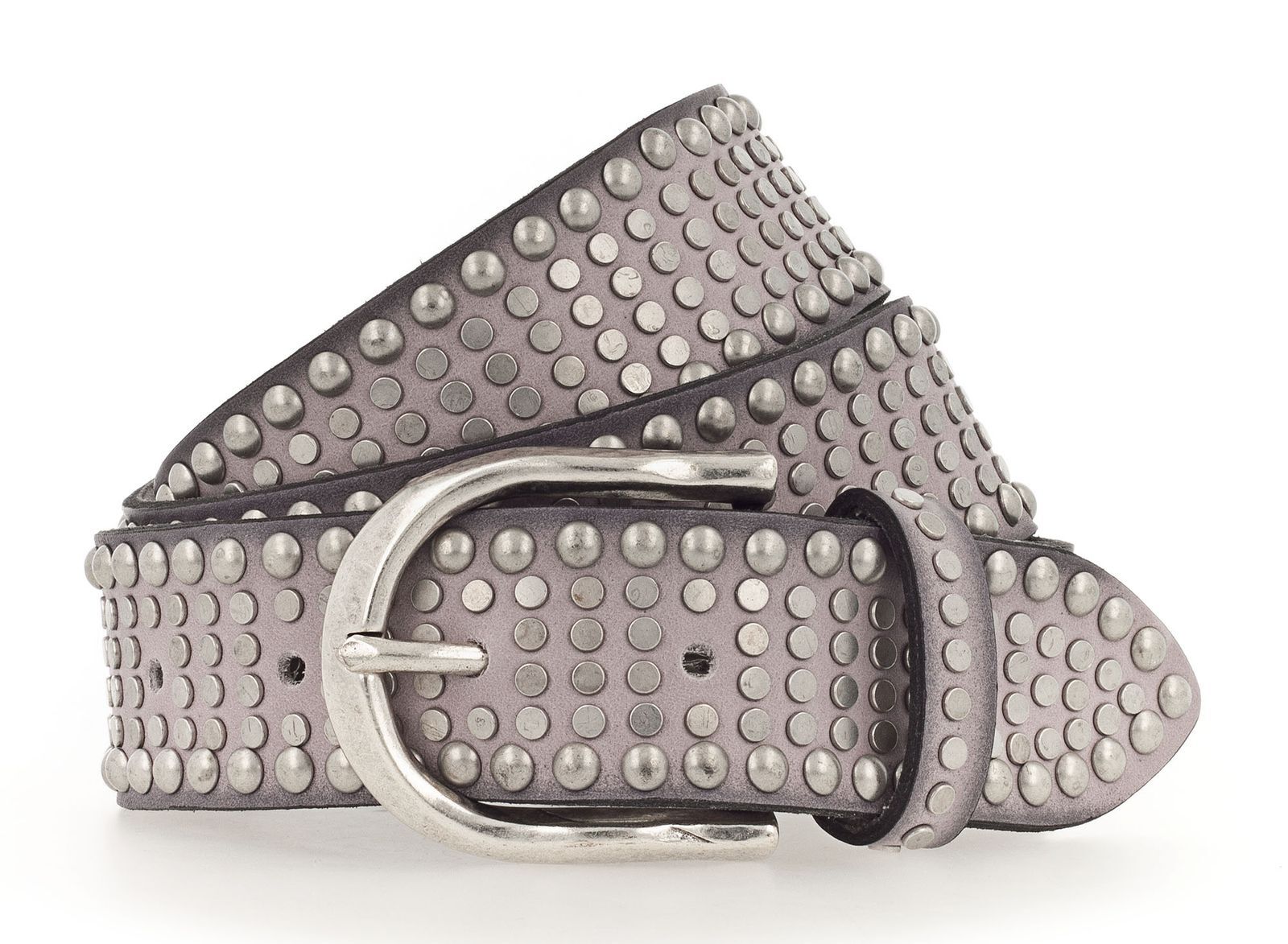 b.belt Riva Colour Leather Belt W85 Old Rose