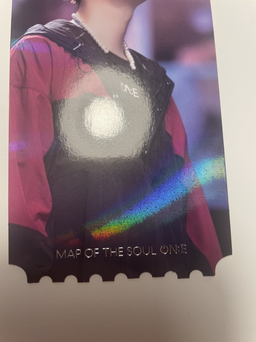 BTS SUGA MOTS Map of the Soul ON:E DVD Postcard Holo Ticket