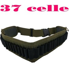 cartuccera caccia calibro 20 cartucciera elastica in cordura cintura cal. 20