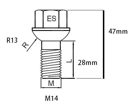 Mercedes Gla 2014-On Locking Wheel Nuts M14X1.5 X 28 Set Of 4 Alloy Wheels 385/5 | UK