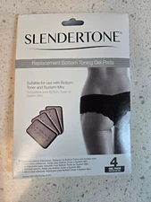 Slendertone Replacement Bottom Toning Gel Pads (4) Pads See Date