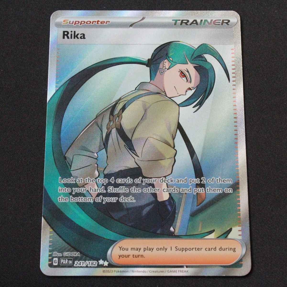 Rika 241/182 NM Pokemon SV04: Paradox Rift Ultra Rare Holofoil | eBay