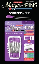 Taylor Seville Magic Fork Pins - Fine-Purple 30/Pkg