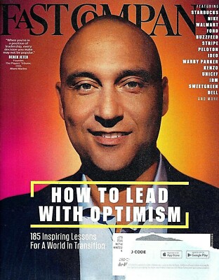 Fast Company Magazine February 2018 How to Lead With Optimism Derek Jeter