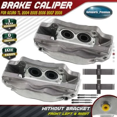 Pair Front Side Brake Calipers for Acura TL 2004-2008 45018SEPA60 45019SEPA50 - Bild 1 von 4