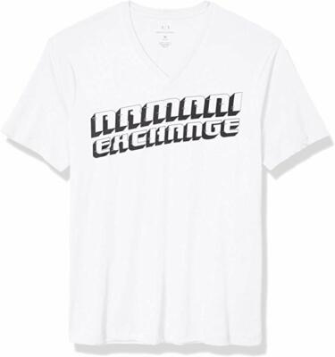 armani exchange men's v neck t shirts