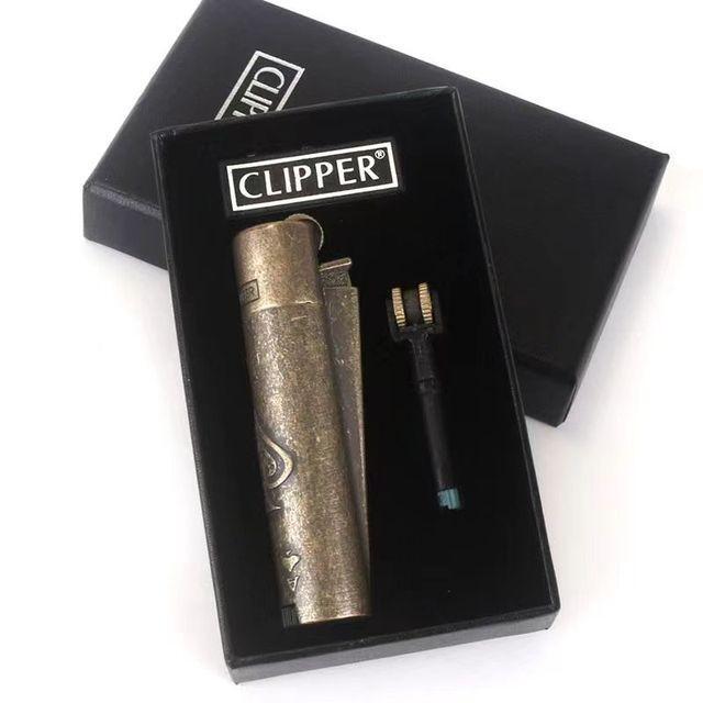 Clipper Spades: Fireless Jet Torch Lighter, Portable Grinding Wheel, Men's Gift