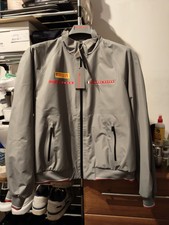 Size 46 Prada Luna Rossa Grey Women Windbreaker Jacket