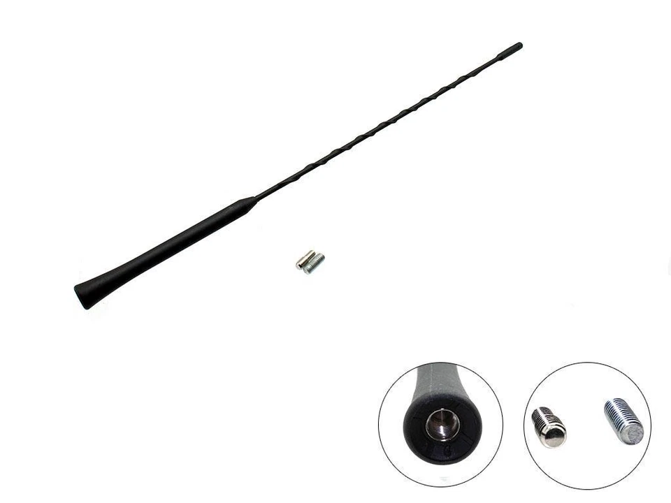 CAR RADIO/STEREO FLEXIBLE RUBBER AERIAL ARIEL ANTENNA MAST BEESTING BEE STING