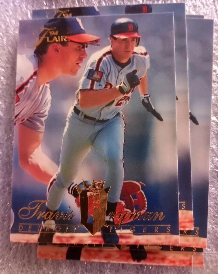 1994 Fleer FLAIR Baseball Detroit Tigers Singles Pick From List - Image 4 of 4