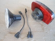 FRONT AND REAR BASTA / UNION / SPANNINGA DYNAMO LIGHTS CHOICE OF 2 SETS UNUSED