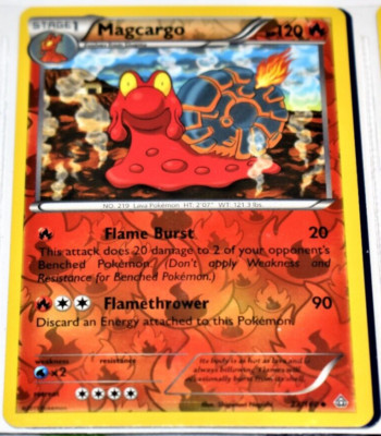 Reverse Holo Foil Magcargo # 23/160 XY Primal Clash Set Pokemon Cards NM/MINT