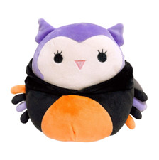 Squishmallows Hoodie Squad 8" Holly the Owl in Spider Costume Plush Doll Toy