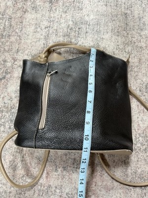 BORSE IN PELLE Tuscan Italian leather convertible backpack Purple EUC Borse In Pelle Made in Italy Leather Convertible Backpack  main image 2