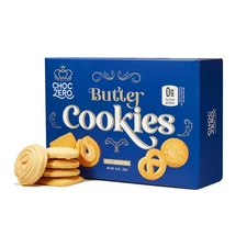 ChocZero Keto Butter Cookies - Sugar Free Danish 8 Ounce (Pack of 1) 