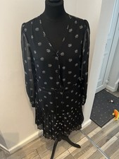 Next Boho Sheer Dress Size 10 New With Tags