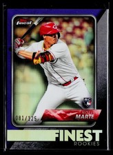 2024 Finest #FRD-10 Noelvi Marte Finest Rookies Design Variations Purple #/125