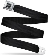Buckle-Down GM Logo Seatbelt Seat Belt style Belt and Buckle Black Webbing