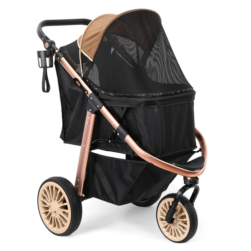 Hundewagen Hundebuggy klappbar für Hunde & Katzen bis 30KG B-Ware - Bild 2 von 4