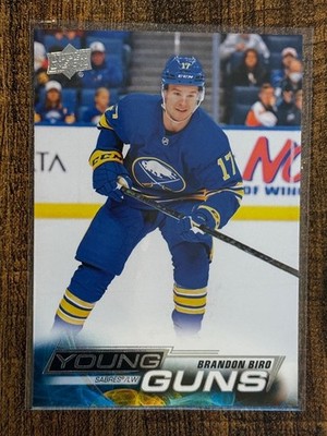 2022-23 Upper Deck #455 Brandon Biro YG RC