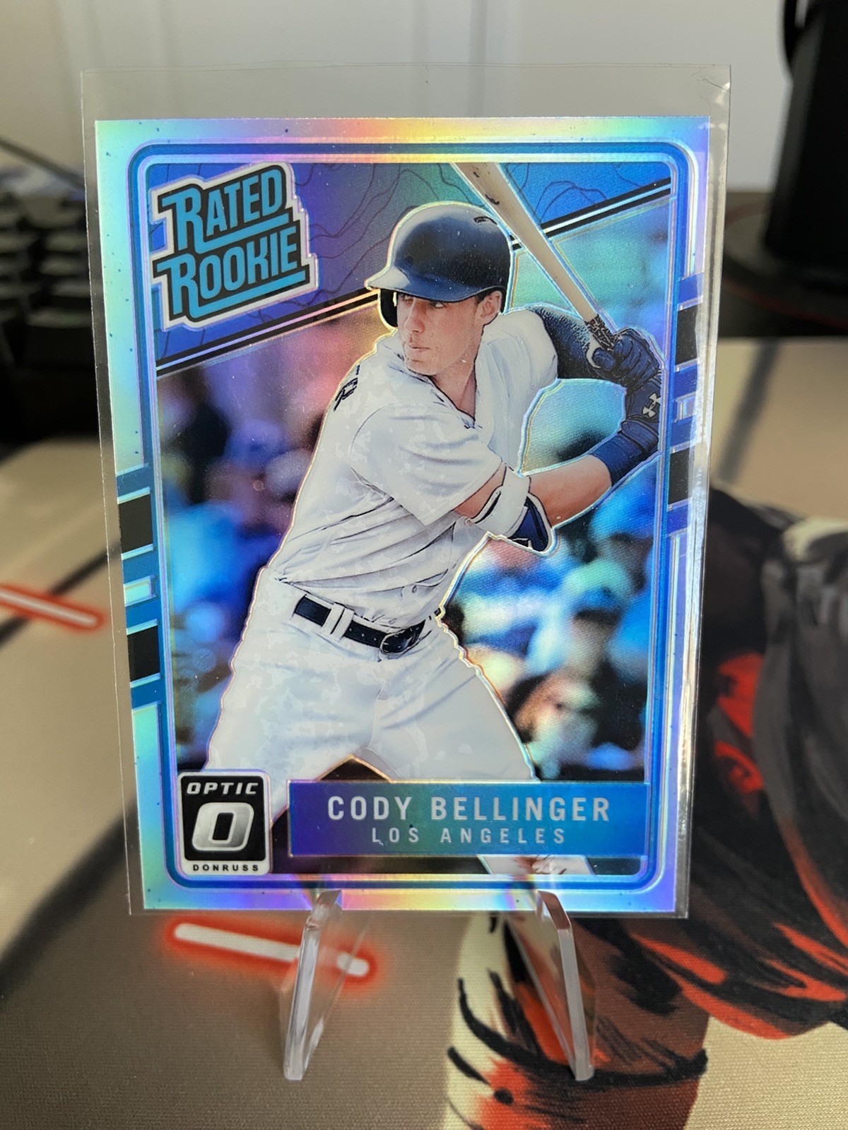 2017 Panini Donruss Optic - Rated Rookies Cody Bellinger #65 Holo Prizm (RC)