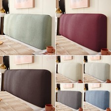 Washable Elastic Bed Headboard Cover Jacquard Slipcover for Old Bed Renewal