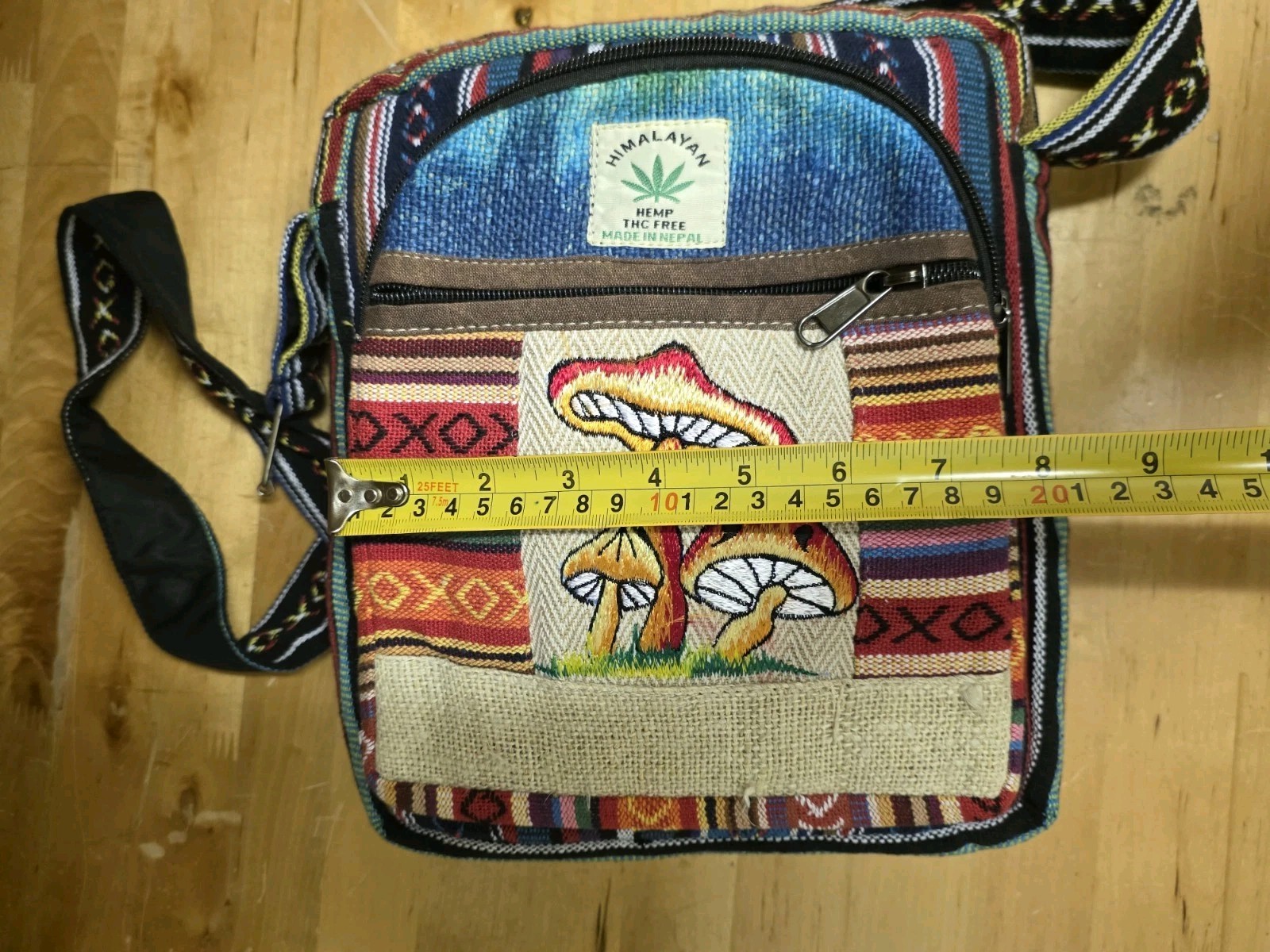 Funky Threads Small Lightweight Bag Handmade Hima… - image 9