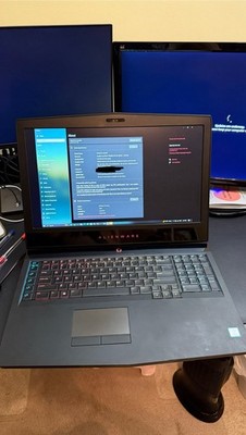 Alienware 17 R4 Gaming Laptop Intel Core i7 32GB RAM GTX 1070 17'' HDD+SSD Win10