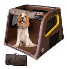 HIGHPI Inflatable Travel Crate for Medium Dogs, Waterproof l - 31   Lx35   Wx25   H
