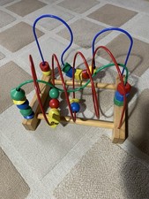Ikea  Mula Bead Frame Roller Coaster Toddler Toy