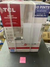 TCL 50 Pint Smart Dehumidifier H50D44W  Wi-Fi & App Covers up to 4,500 Sq. Ft.