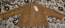 HOLUBAR NWT teddy fleece jackets women MED