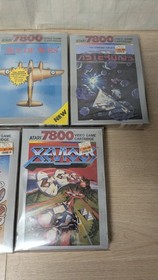 Asteroids Atari 7800 Bundle Of 5 BRAND NEW SEALED GAMES!(Atari 7800, 1988)