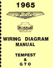 1965 Pontiac Gto Tempest Wiring Diagrams Manual