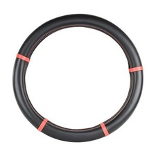 54034 Black w/red trims Steerling Wheel Cover