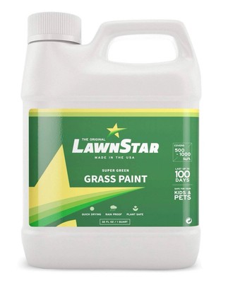 Grass Paint Concentrate (500-1,000 Sq Ft) - for Dormant, Patchy or Faded Lawns!
