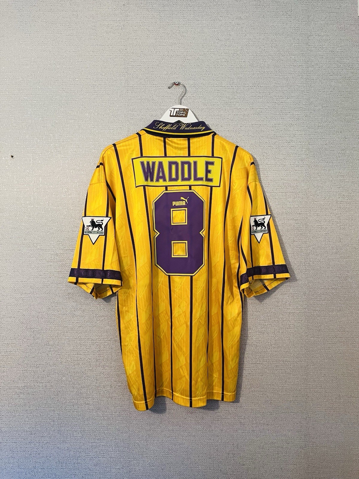 Sheffield Wednesday Third フットボールシャツ 1994/95 waddle L オリジナル サッカージャージ