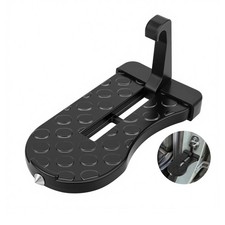 Car Door Step, Aluminum with 400lb Capacity, Anti-Slip Surface, Foldable for Car