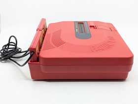 Sharp Twin Famicom AN-500R Red/Black | New Belt | Fully Tested 5 Games