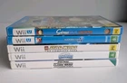 Nintendo Wii U & Wii Games Bundle Various Titles Lot of 5 Manuals PAL Free Post