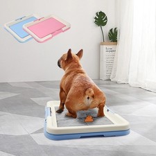 Portable Dog Potty Toilet Tray Puppy Training Pad Holder Indoor Pet Litter USA