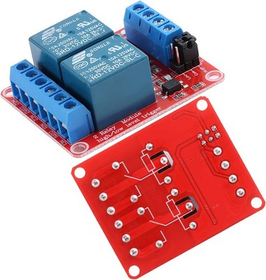 Optocoupler Isolation 12V 2 Channel Relay Module High Low Color: 2 Channel 12V