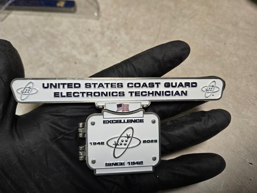 US Coast Guard Electronics Technician Challenge Coin - One of the coolest! 