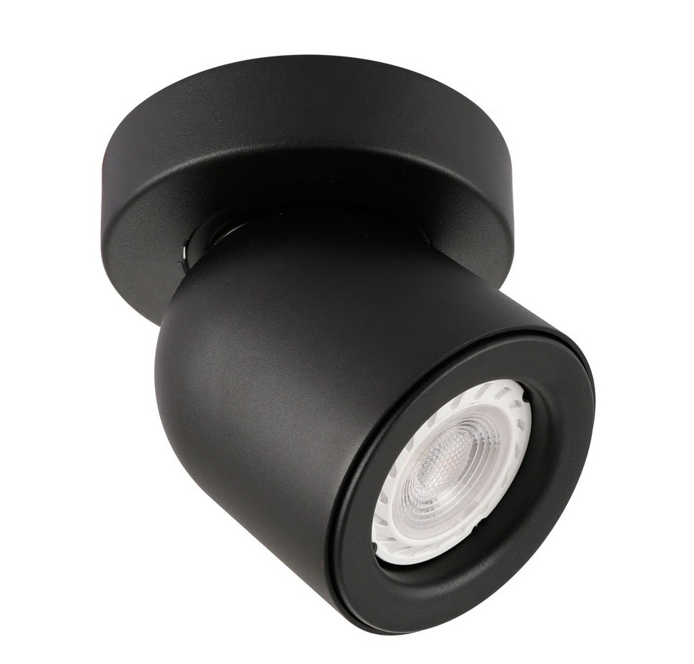 NUORA BLACK CEILING LIGHT SPOT NT 1X GU10/ 35W SPL-2855-1C-BL
